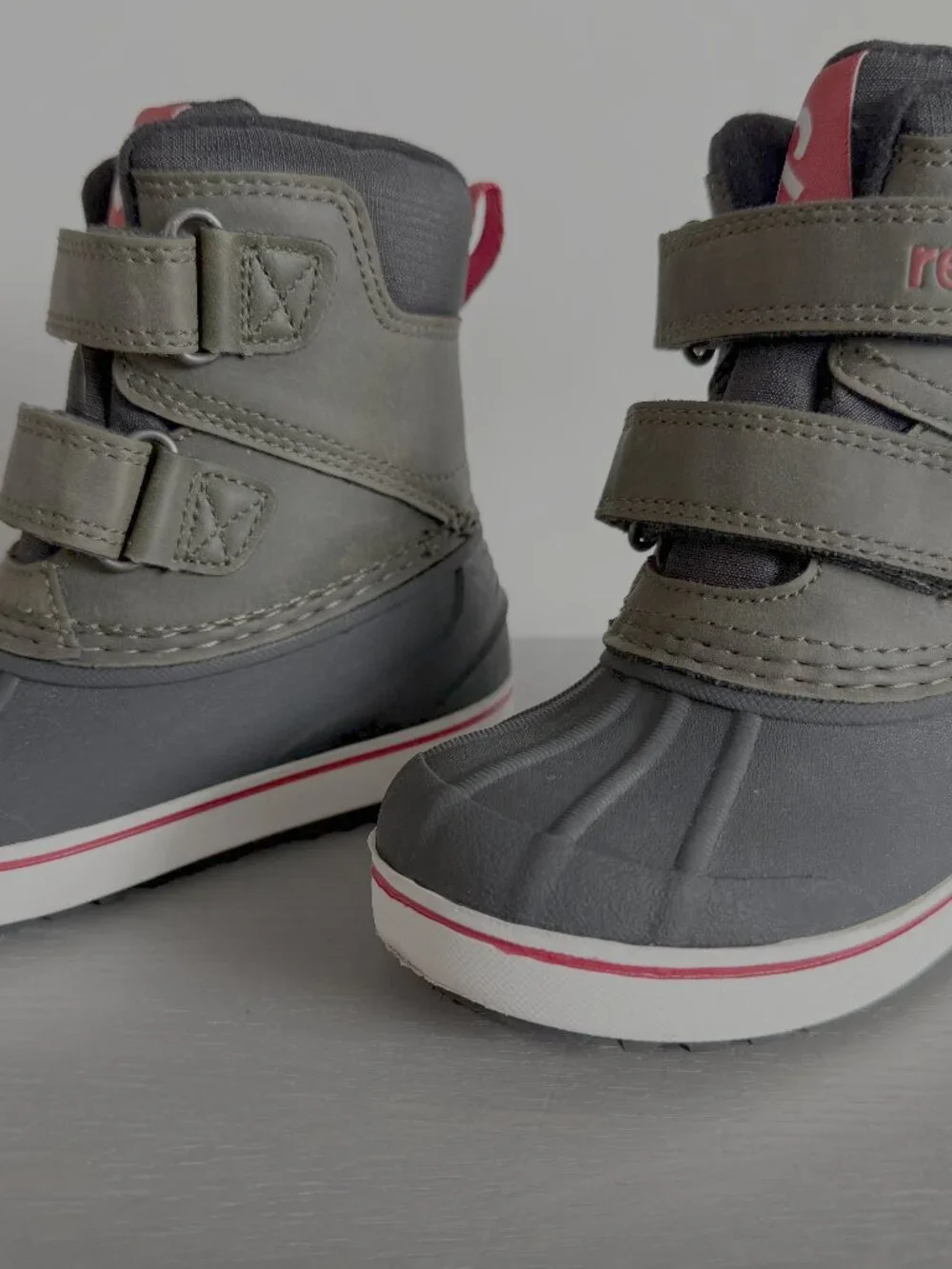 Reima Coconi Waterproof Winter Boots (Khaki Green) Toddler Size 6-7